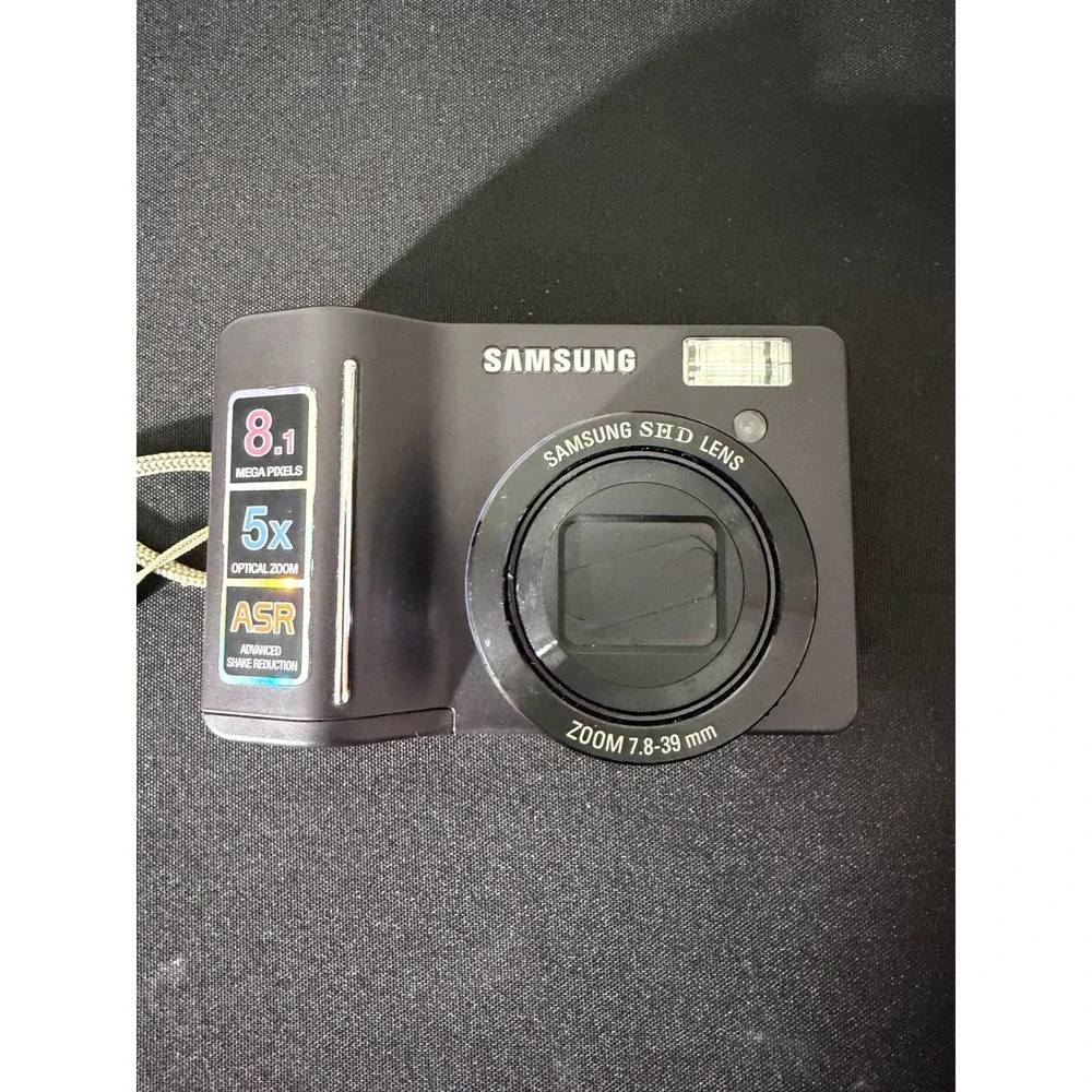 Samsung S850 Digital Camera 8.1MP‎ Black Good 5x Zoom ASR